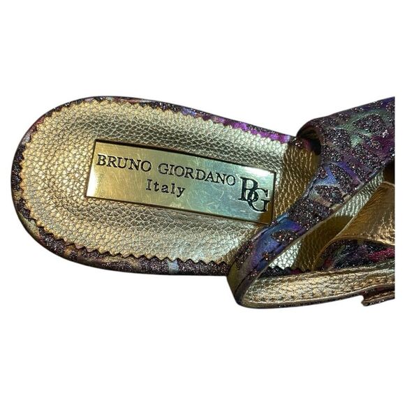 Bruno Giordano Multicolor Designer Women's Bag and Shoe Set. Sz 40 - Picture 6 of 14